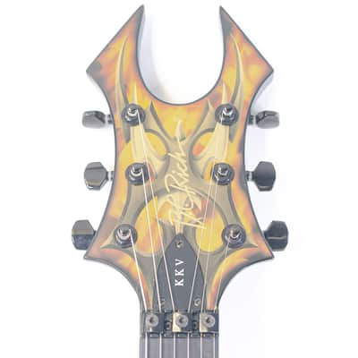 B.C. Rich Kerry King Signature Flying V w/ Tribal over Fire Graphic image 12