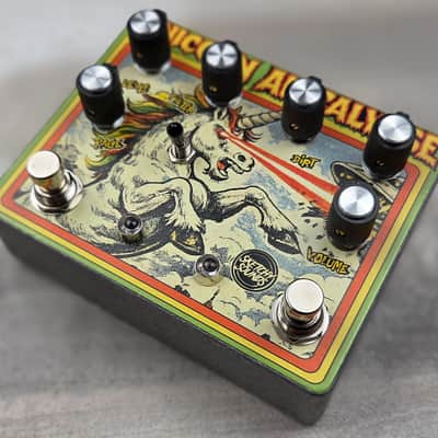 Sketchy Sounds Unicorn Apocalypse Fuzz/Distortion Guitar Pedal (Small Laser Beam Edition) image 2