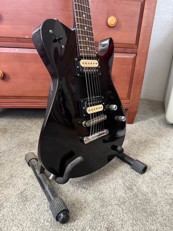 b3 (Gene Baker) a Prototype of Custom ordered b3 guitar -  Model: L.A., made in 2010 - Ox Blood - Blend Les Paul Strat Tele Features image 1