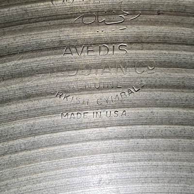 Zildjian Avedis Co genuine Turkish Cymbals 20” ride image 6