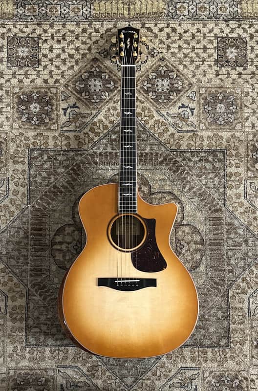 Eastman AC522CE-GB Grand Auditorium Acoustic-Electric w/ Case, Pro Setup image 1