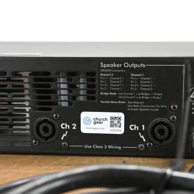 Ashly PE-1800 2-Channel Protea-Enabled 900W Power Amplifier CG012D4 image 6