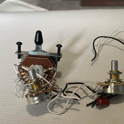 2020's Era MIM Charvel San Dimas Pro Mod Style 1 Guitar Complete Electronics Wiring Volume Pot Jack image 3