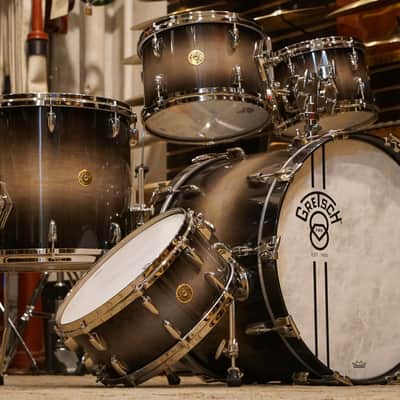 Gretsch 10/12/16/22/6.5x14" Limited Edition 140th Anniversary Drum Set - Ebony Stardust image 1