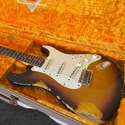 Fender Custom Shop '59 Stratocaster Heavy Relic - Faded/Aged Chocolate 3-Tone Sunburst image 22