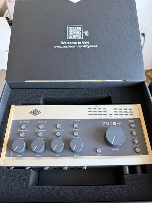Universal Audio Volt 476P USB-C Audio Interface 2022 - Present - Tan / Gray image 1