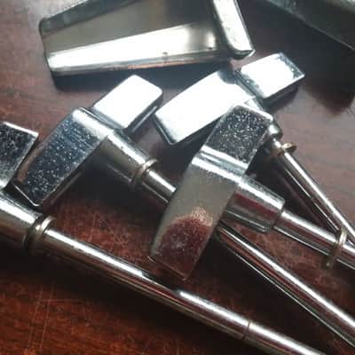 Tama Vintage TRAK Drums SET OF 8 Bass Drum T Rods & Claws Tama Made Japan RARE PARTS 80s image 16