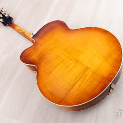 1963 Gibson Super 400C Cutaway Acoustic Archtop Guitar Cherry Sunburst, 100% Original w/ Case image 16