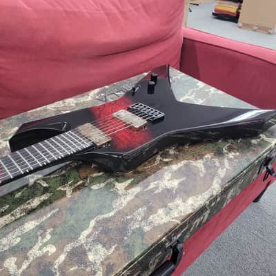 Guerilla TR-7 Custom Multi-Scale 7-String Guitar - Skarr Plasma image 11