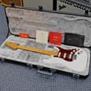2022 Fender American Ultra Stratocaster HSS Electric Guitar w/Case! Arctic Pearl Finish! VERY NICE!!!