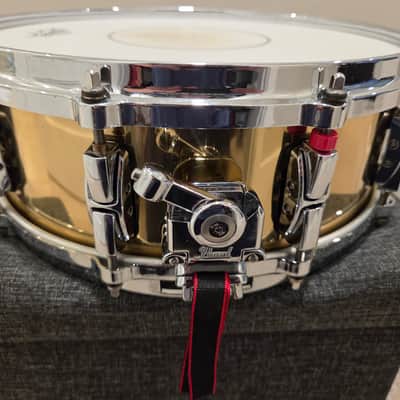 Pearl RFB1450 Reference 14x5" Rolled Brass Snare Drum 2005 - 2021 - Brass image 2