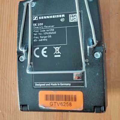 Sennheiser EK100 G3 Diversity Receiver - GB 606-648 MHz (for EW100 G3 System) image 5