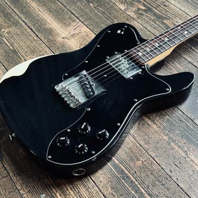 Vintage 1878 Fender Telecaster Custom –  Black – Made in USA 4kg 1978 - Schwarz image 3