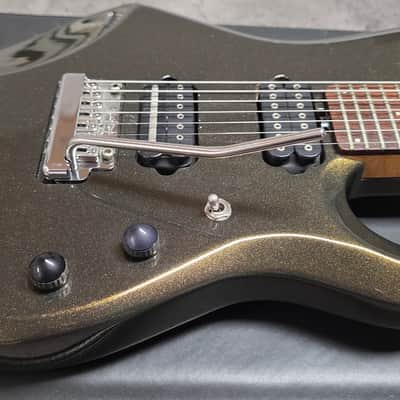 Music Man JP7 USA John Petrucci Signature Olive Gold Sparkle Dream Theater Artist American 7 Seven Guitar image 11