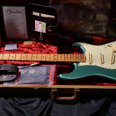 FENDER CUSTOM SHOP 56 Relic Stratocaster, pickups Poblano image 1