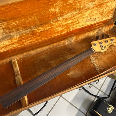 Fender Precision Bass Neck 1970’s Rosewood Fretless w Original Tuners image 1
