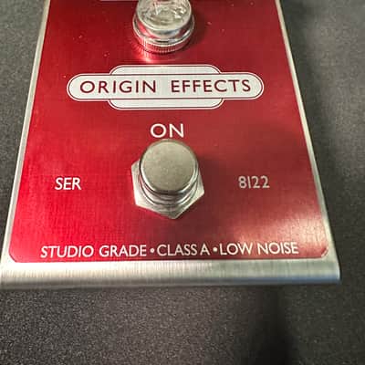 Origin Effects Cali76 Compact Deluxe Compressor Limited Edition 2018 - Genie Red image 3