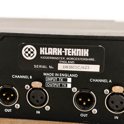 Klark Teknik DN3601 Programmable Slave Graphic Equalizer CG01XRW image 10
