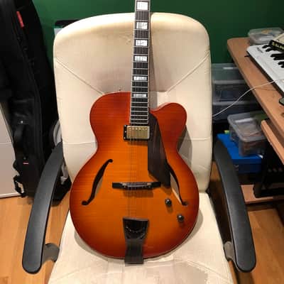 D'Aquisto Jazz Line DQ-JZ Violin Burst - Mint image 1