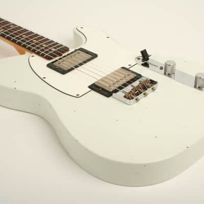Fender Custom Shop 1960 Telecaster HH Journeyman Relic Olympic White R147460 image 10