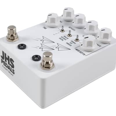 JHS Pedals Flight Delay Digital Delay Pedal (White) [USED] image 3
