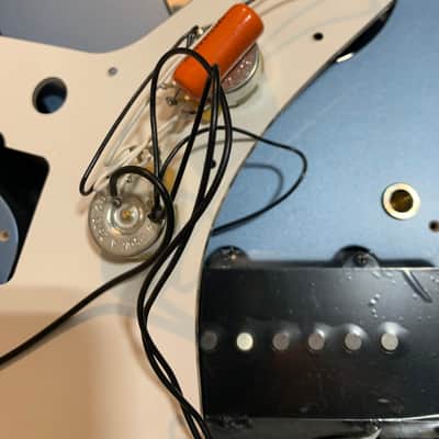 Fender 2026 Collection Hybrid II Jazzmaster Satin Metallic 2026 Matte Aero Blue Japan MIJ w/ Gig Bag, Case Candy image 11