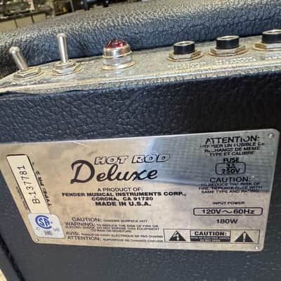 Fender Hot Rod Deluxe Tube Guitar Combo Amplifier - Local Pickup Only image 4