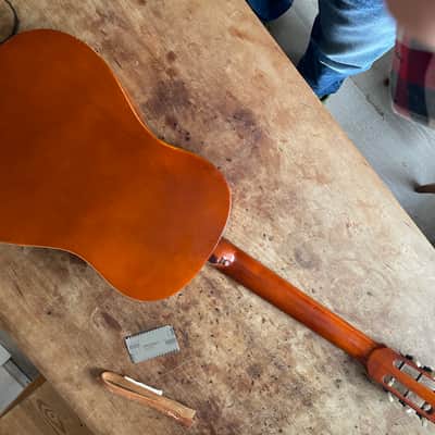 Hopf Original Hopf Parlor Acoustic Guitar 1960 - natural image 17