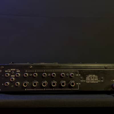 rare Realistic Stereo Audio Mixer - Vintage Mixer with VU meters, EQ, Compact, Warm, Mixing Deck 1980s image 3