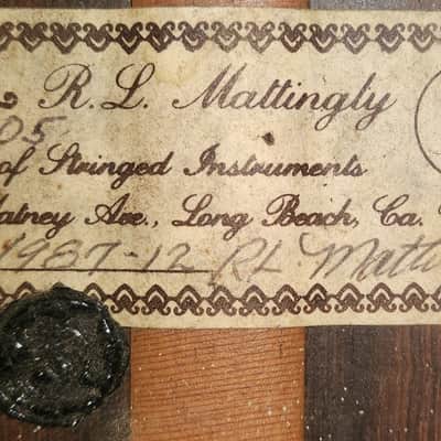 Robert Mattingly Classical 1987 - Redwood over Brazilian Rosewood image 9