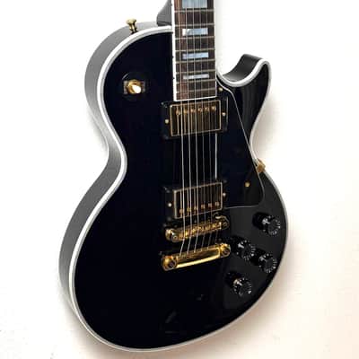 Gibson Custom Shop Les Paul Custom 2021 - Ebony w/ Gold Hardware image 4