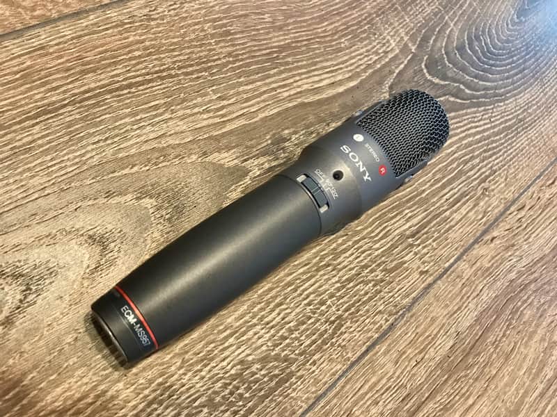 Sony ECM-MS957 electret condenser stereo microphone with accessories image 1