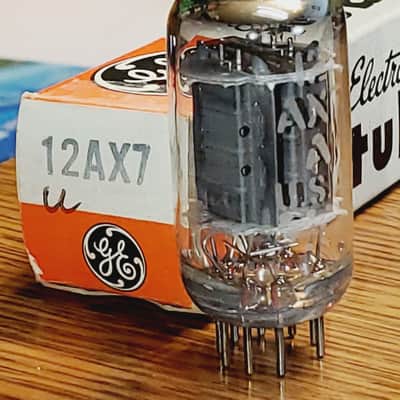 12AX7A GE Tall Plate MaxiPreamp2/TV7 Tested (1)Tube Lot image 1