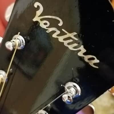 Rare Bruno Ventura CF-100 1970s Natural Grand Concert Guitar Japan image 5