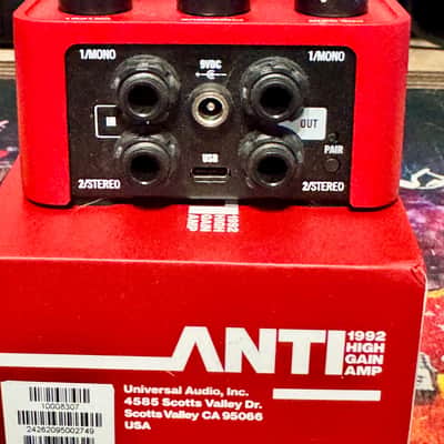 Universal Audio ANTI 1992 High Gain Amp 2024 - Present - Red image 4