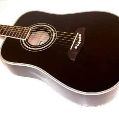 Oscar Schmidt Model OG1BLH Black Left Handed 3/4 Size Acoustic Guitar NEW image 5