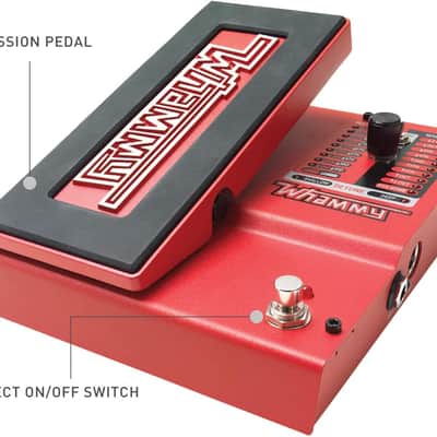 DigiTech Whammy (5th Gen) 2-Mode Pitch-shift Effect with True Bypass W/ Two Patch Cables image 6