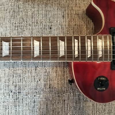 Epiphone Les Paul Classic Quilt Top 2001 - Trans Red w/ black hardware image 6