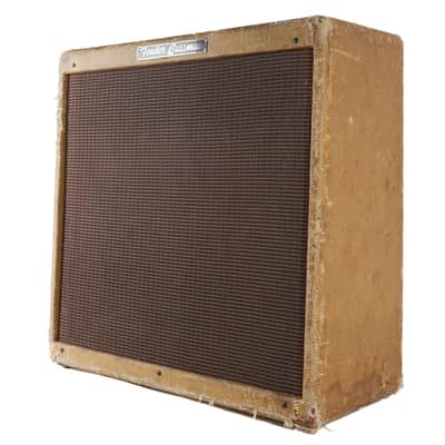 1956 Fender Bassman 5E6 Narrow Panel 4x10 Tweed Combo image 3