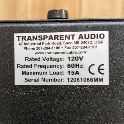 Transparent Audio PowerIsolator 4 Power Conditioner ( 2nd of two we have posted for sale ) image 12