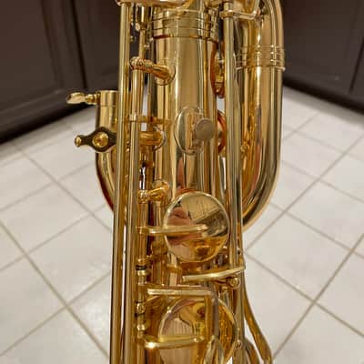 Serviced Jupiter JBS-593 Baritone Saxophone w/Low A (Ready to Play) - Excellent Condition - Plays Great! image 8