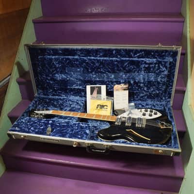 1989 Rickenbacker 370/12RM Roger McGuinn Semihollow Electric 12-String Guitar (VIDEO! Fresh Work, Ready to Go, w/Pedal) image 23