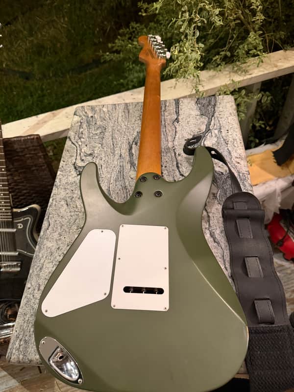 Charvel Pro-Mod DK24 HSH 2PT CM 2018 - 2020 - Matte Army Drab image 1
