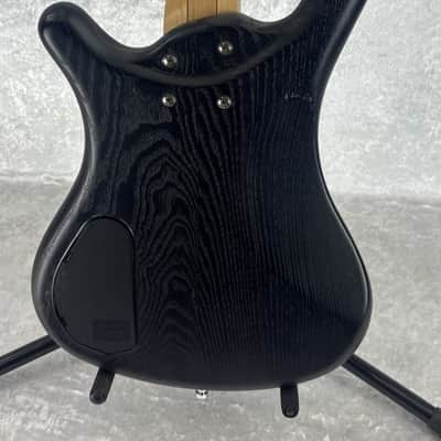 Warwick Rockbass Corvette $$ 4 string electric bass guitar in Nirvana black stai image 9