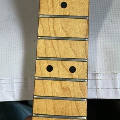 1990 Fender USA American Standard Stratocaster Guitar Neck 22 Fret Maple Board image 14