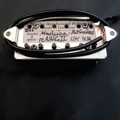 Humbucker Pickup- AlNiCo 2 Hot Neck Manley Handwounds image 4