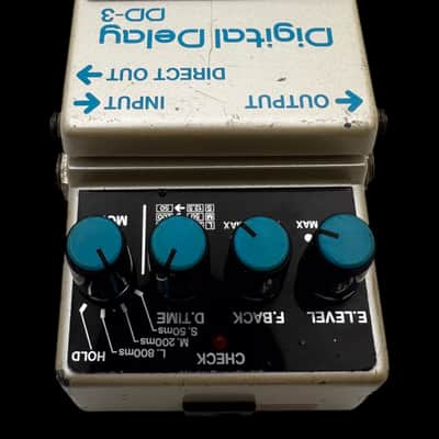 Boss DD-3 Digital Delay with Long Chip - White X5514 image 3