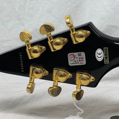 Epiphone '58 1958 Korina Flying V Guitar 2004 - Black image 8