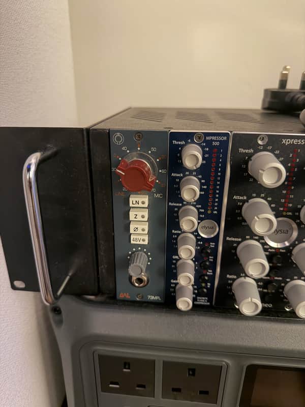 BAE 1073MPL 500 Series Mic / Line Preamp Module 2010s - Blue image 1