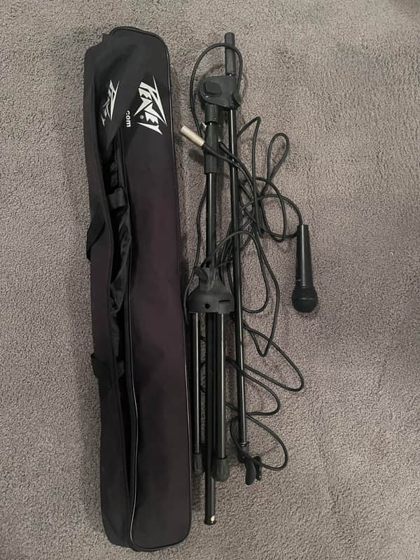 Peavey PV-MSP1 Dynamic Cardioid Mic/Stand Pack 2010s - Black image 1